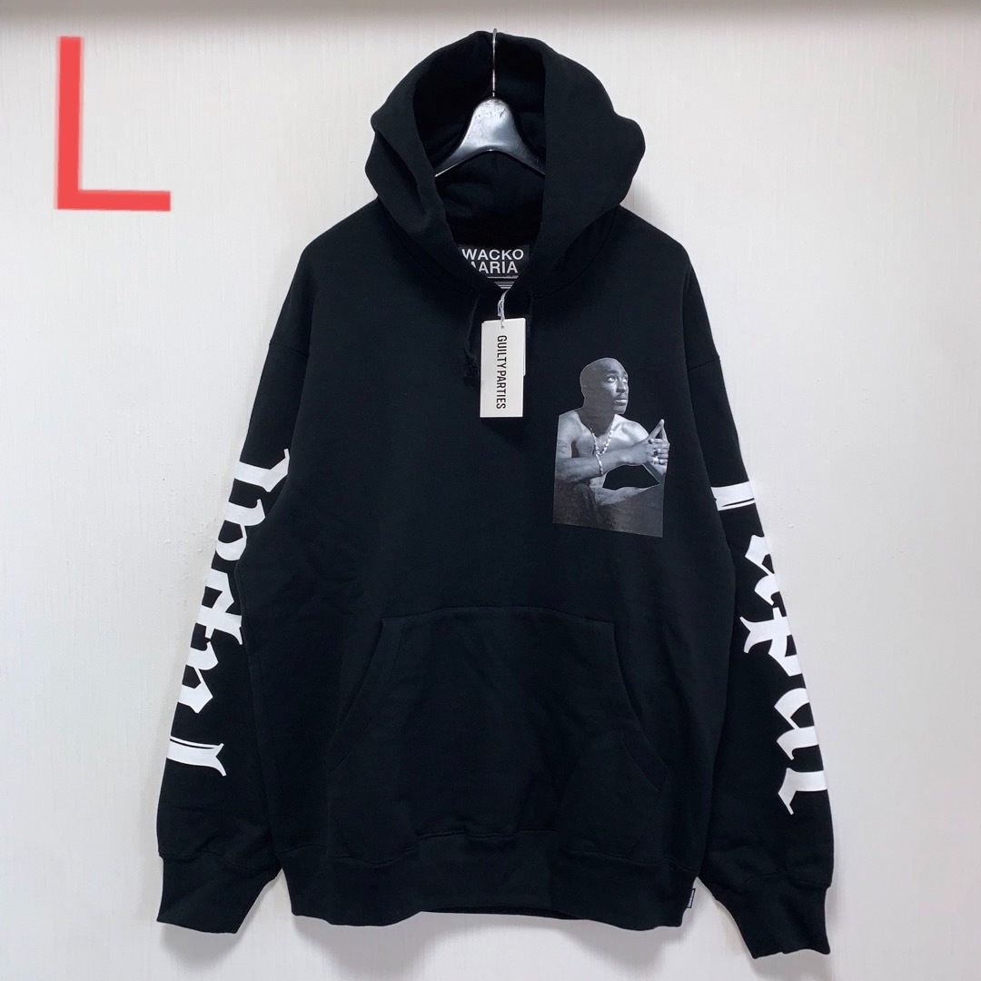 31900円発送方法黒L【WACKOMARIA】TUPAC HOODIE／新品タグ付／送料込