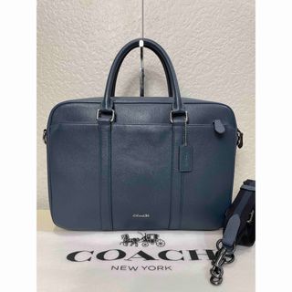 コーチ(COACH)の【美品】定価11万　コーチ　メンテ済み　ビジネス　バッグ　2way 本革　199(ビジネスバッグ)