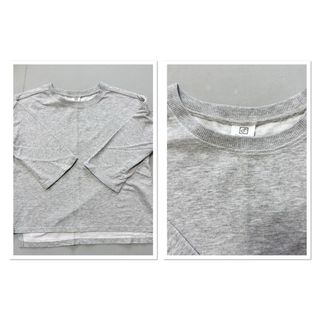 専用　ミニ裏毛Tシャツ　7分丈　カットソー　Tシャツ(Tシャツ/カットソー)