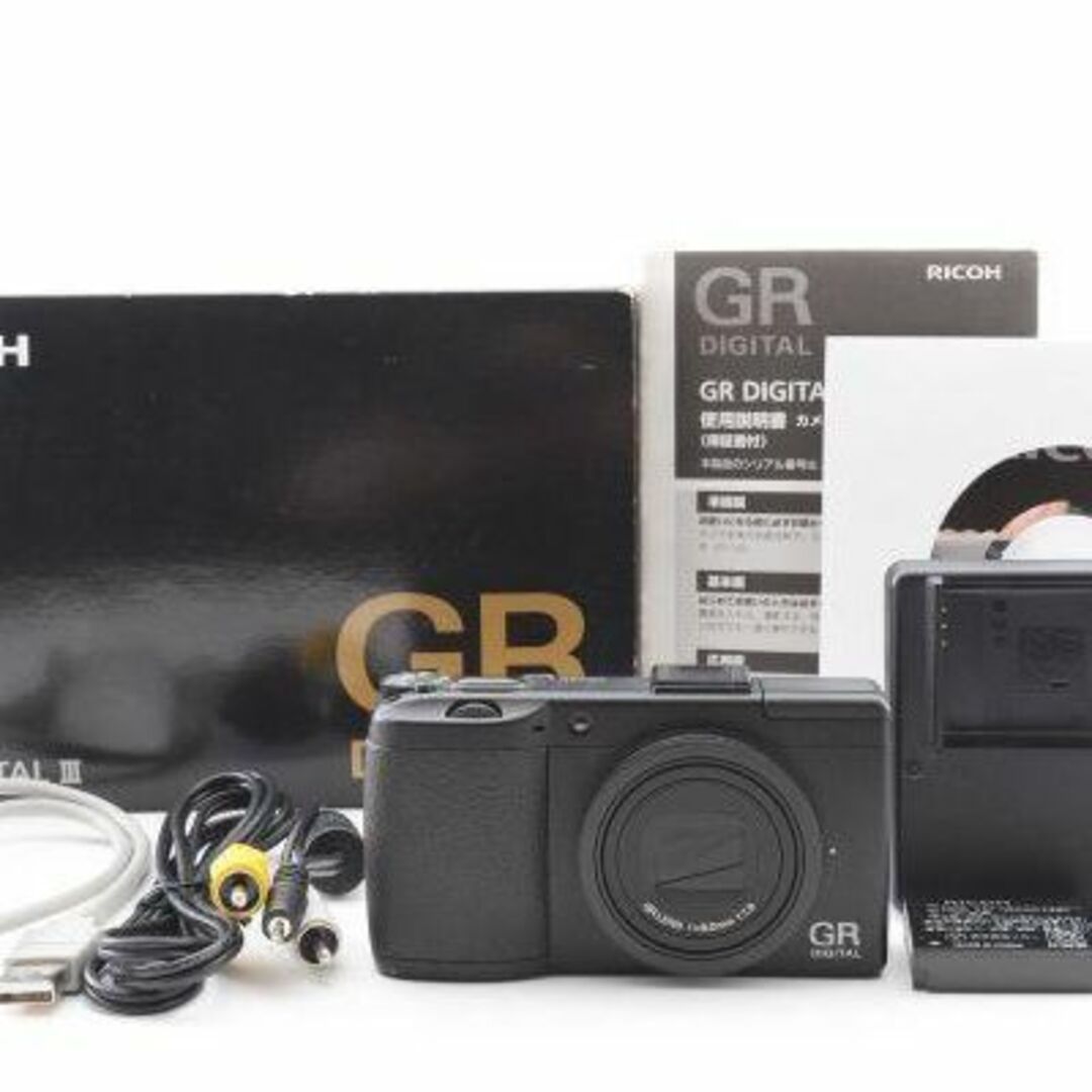 最新 RICOH リコー GR DIGITAL III 3 コンパクトデジタルカメラ カメラ