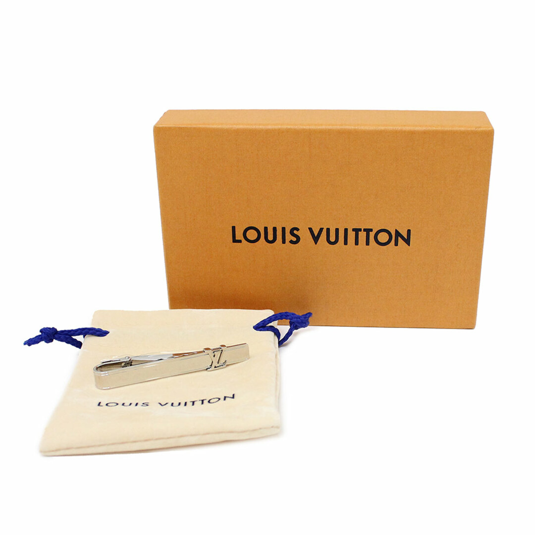 ルイ ヴィトン ネクタイピン LV イニシャル シルバー M61981 箱付 LOUIS VUITTON（新品・未使用品）