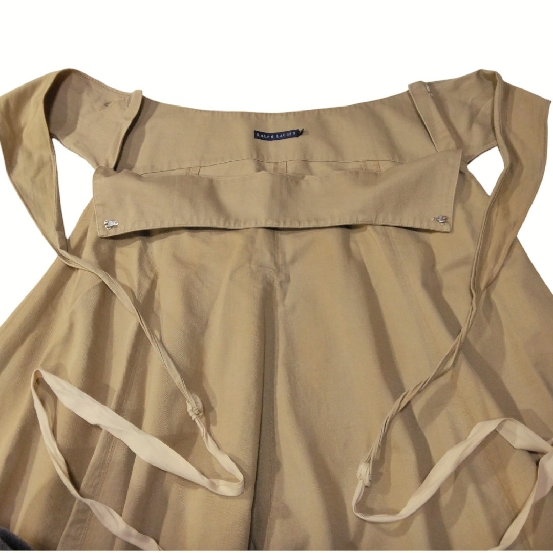 ラルフローレン ✿ 巻きスカート 5f XL ベージュ フレア ミモレ ゆったり