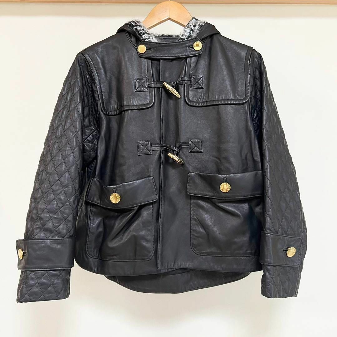 極美品　GRACE CONTINENTAL レザーブルゾン　36