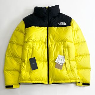 ザノースフェイス(THE NORTH FACE)の71k11 《新品タグ付き》THE NORTH FACE ザノースフェイス ヌプシ ダウンジャケット XL イエロー×ブラック ND92234(ダウンジャケット)