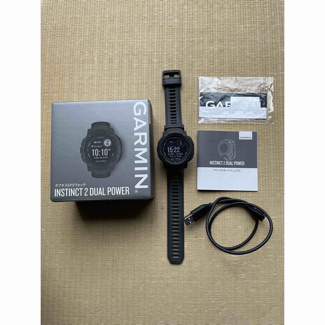 時計GARMIN Instinct 2 Dual Power Graphite