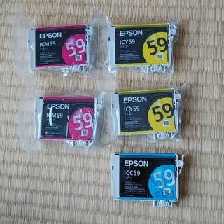 エプソン(EPSON)のEPSON ICM59 ICY59 ICC59 インク5本(PC周辺機器)