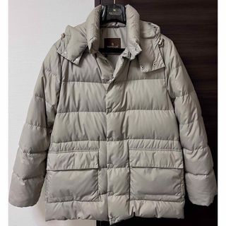 モンクレール MONCLER ジャケット PARIS パリス 茶タグ ダウンジャケット 無地 アウター メンズ 3(L相当) ライトベージュ