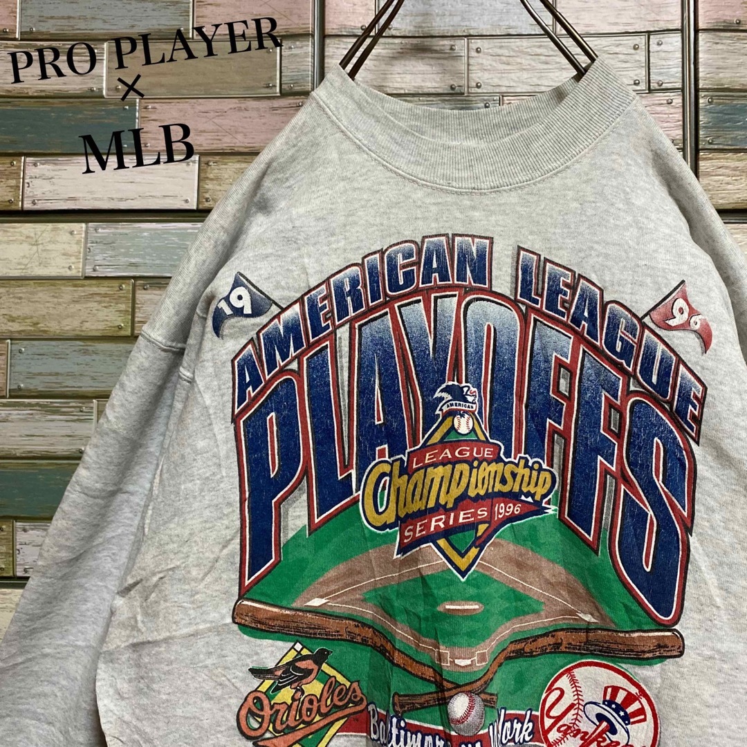 MLB(メジャーリーグベースボール)の【USA製】プロプレイヤー×MLB 1996チャンピオンシリーズ メンズのトップス(スウェット)の商品写真