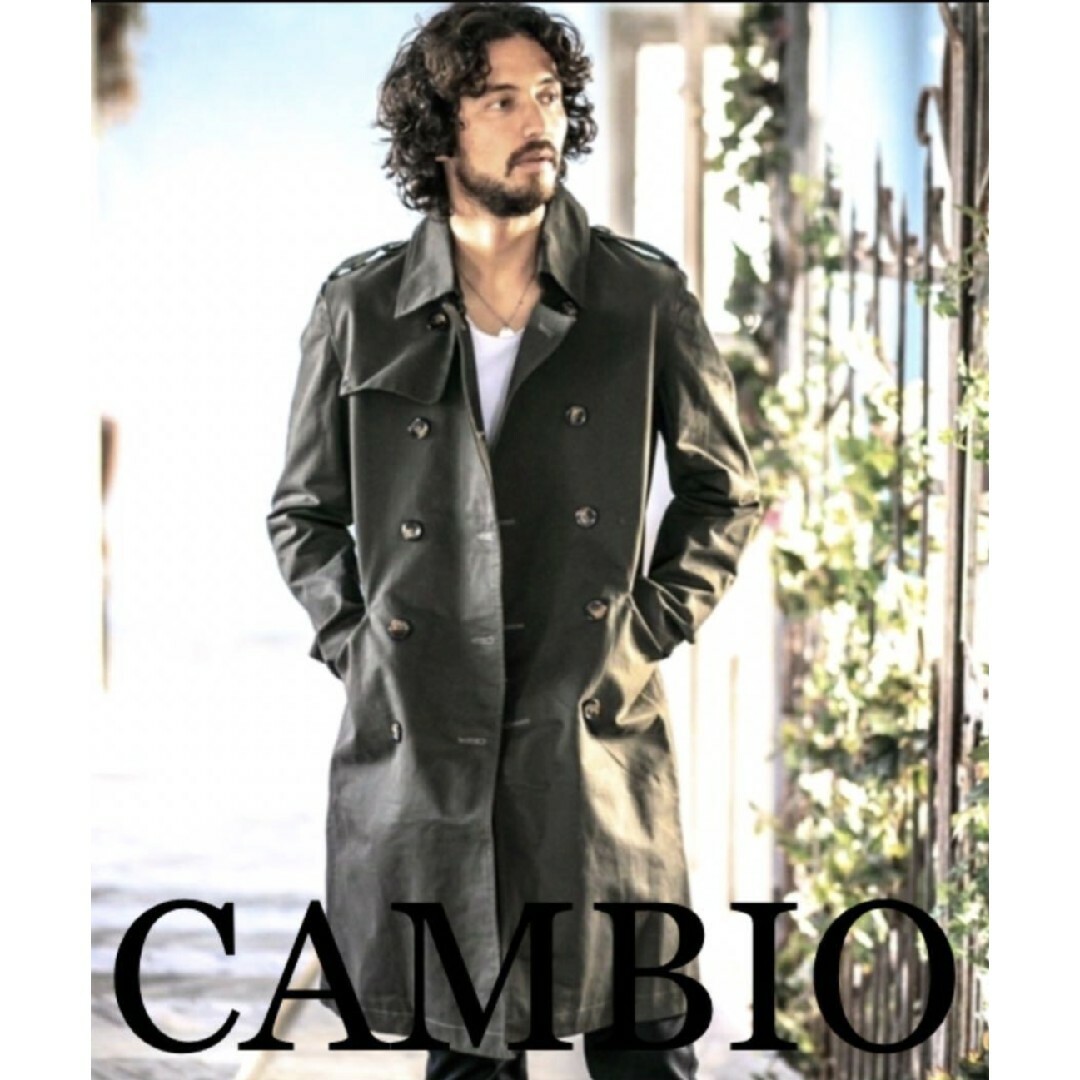 Cambio(カンビオ)の訳あり　CAMBIO カンビオ　トレンチコート メンズのジャケット/アウター(トレンチコート)の商品写真