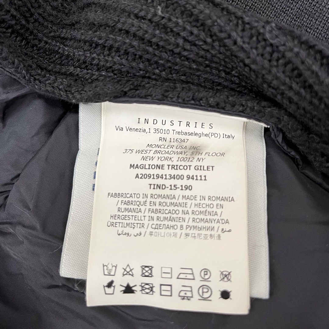 MONCLER - 美品 モンクレール ダウンベスト サイズLの通販 by も MONCLER - 美品 モンクレール ダウンベスト サイズLの通販 by も