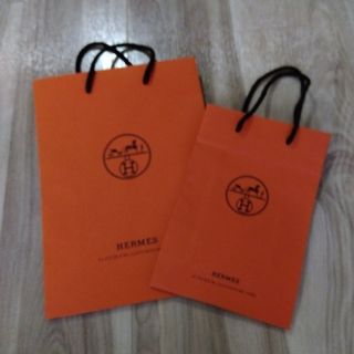 エルメス(Hermes)のエルメスショップ袋２枚組(ショップ袋)