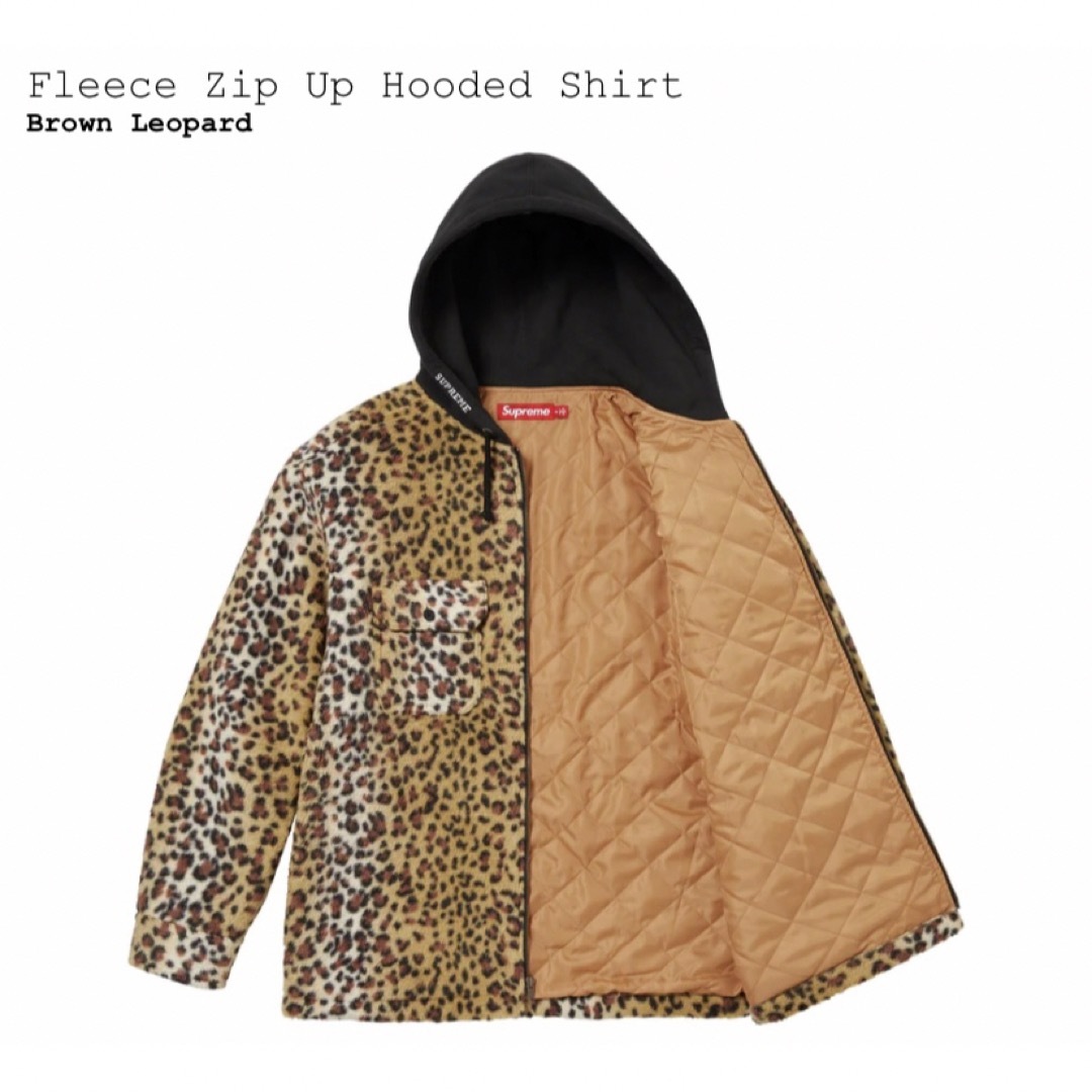 Supreme - Supreme Fleece Zip Up Hooded Shirt Lサイズの通販 by ...