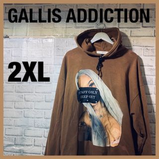 🍀【GALLISADDICTION】入手困難激レアモデル‼️パーカー プリント(パーカー)