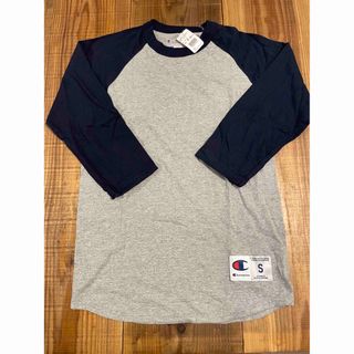 チャンピオン(Champion)の新品 Champion チャンピオン ベースボール tシャツ7分丈 S(Tシャツ/カットソー(七分/長袖))