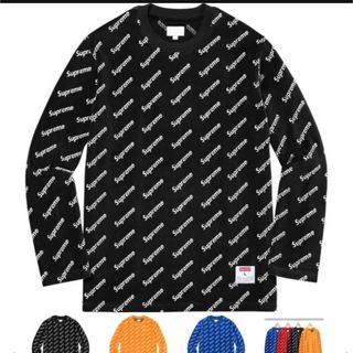 シュプリーム(Supreme)のSupreme Velour Diagonal Logo L/S top ロンT(Tシャツ/カットソー(七分/長袖))