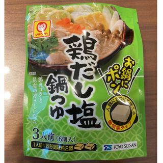 トウヨウスイサン(東洋水産)の【マルちゃん】鶏だし塩　鍋つゆ　お鍋にポン　1袋(調味料)