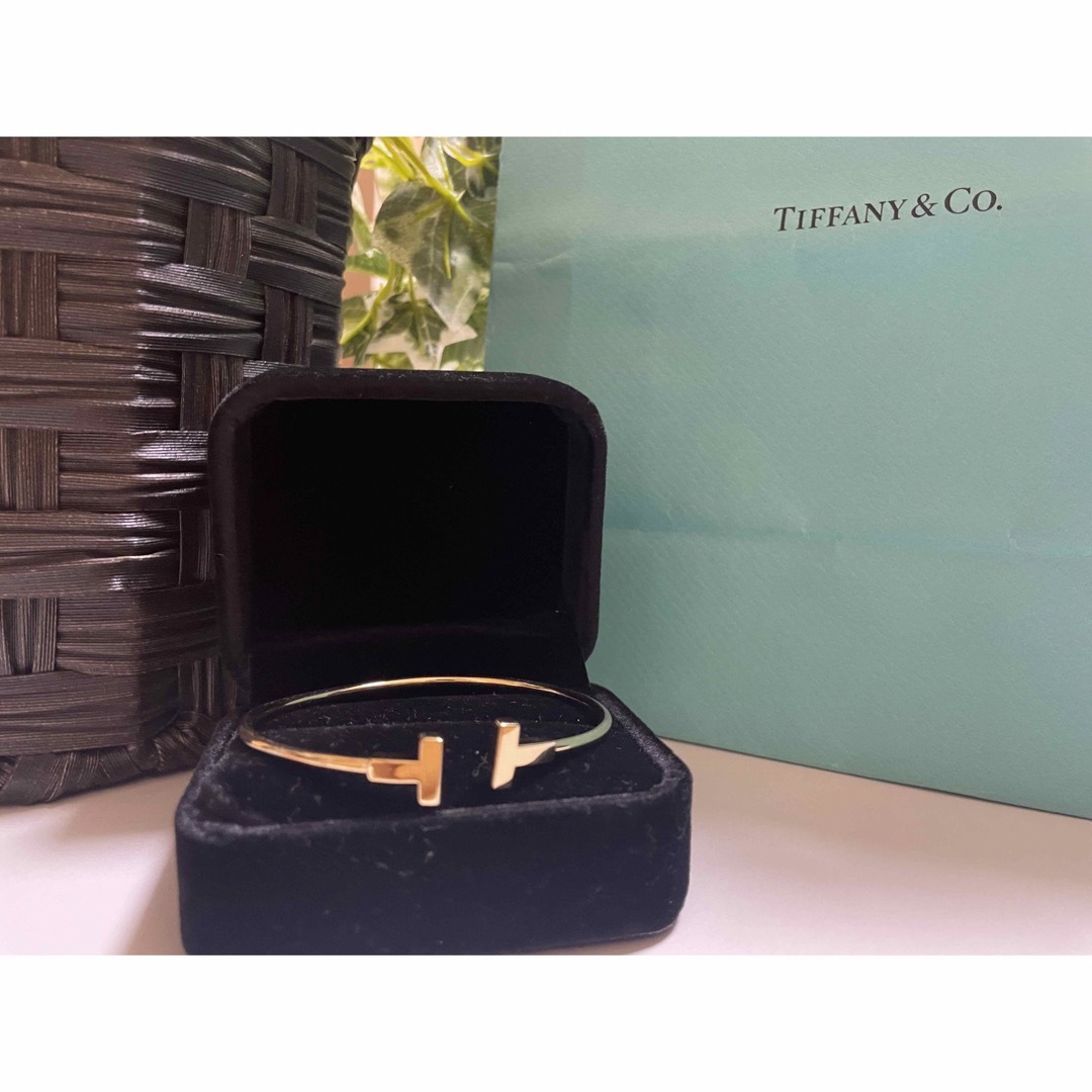 Tiffany　ティファニー T ワイヤーブレスレット 　18K ゴールド