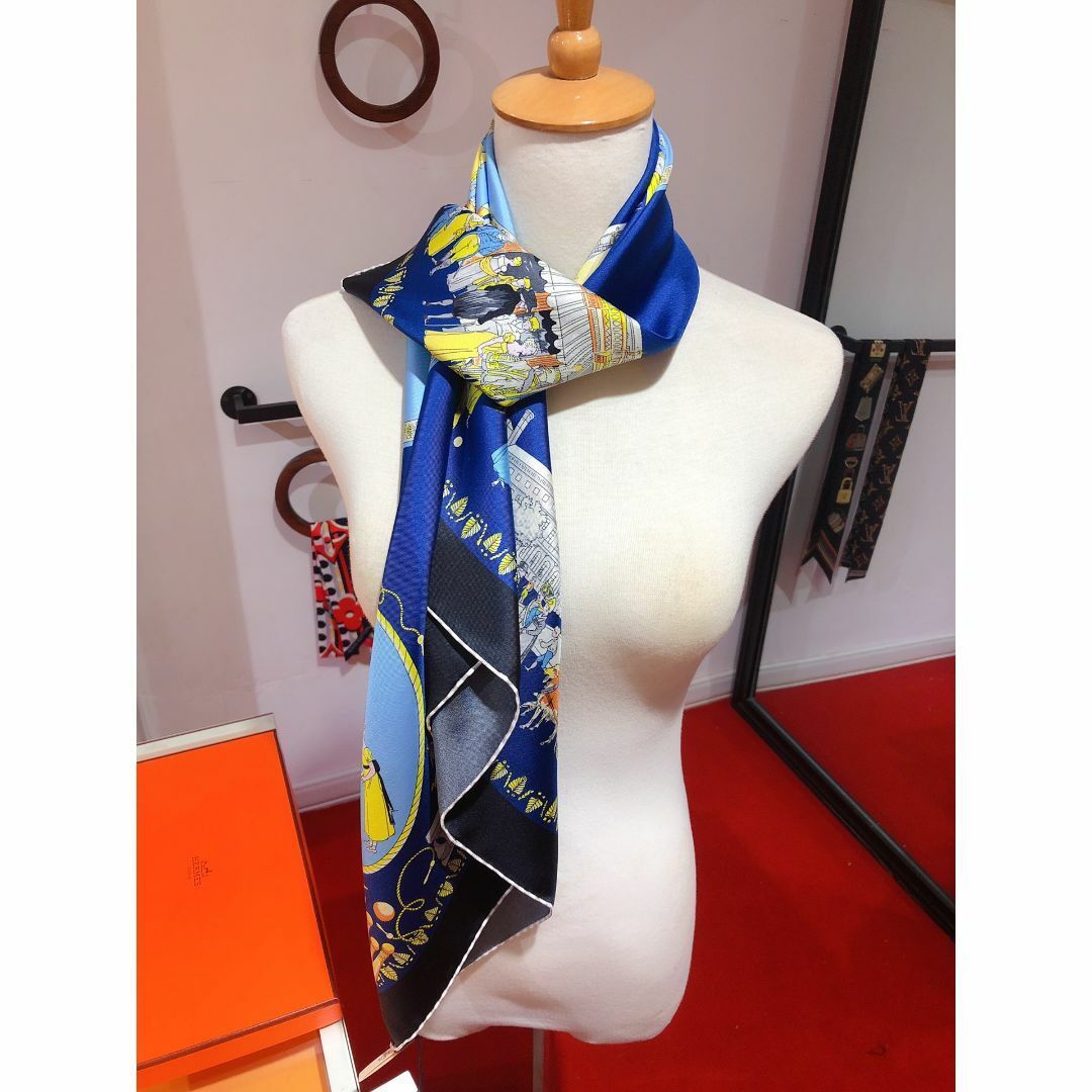HERMES☆シルクスカーフ☆未使用品-