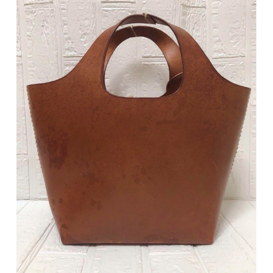 genten(ゲンテン)の希少【genten】10周年 EVA復刻デザイン ヌメ革 バッグ レディースのバッグ(ハンドバッグ)の商品写真