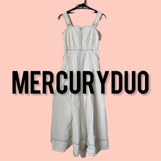 マーキュリーデュオ(MERCURYDUO)のキアコブ様専用◆MERCURYDUOカラーステッチジャンスカ(ロングワンピース/マキシワンピース)