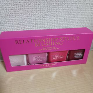 ネイルズインク リレーションシップステータス (ピンク系４本セット)(マニキュア)