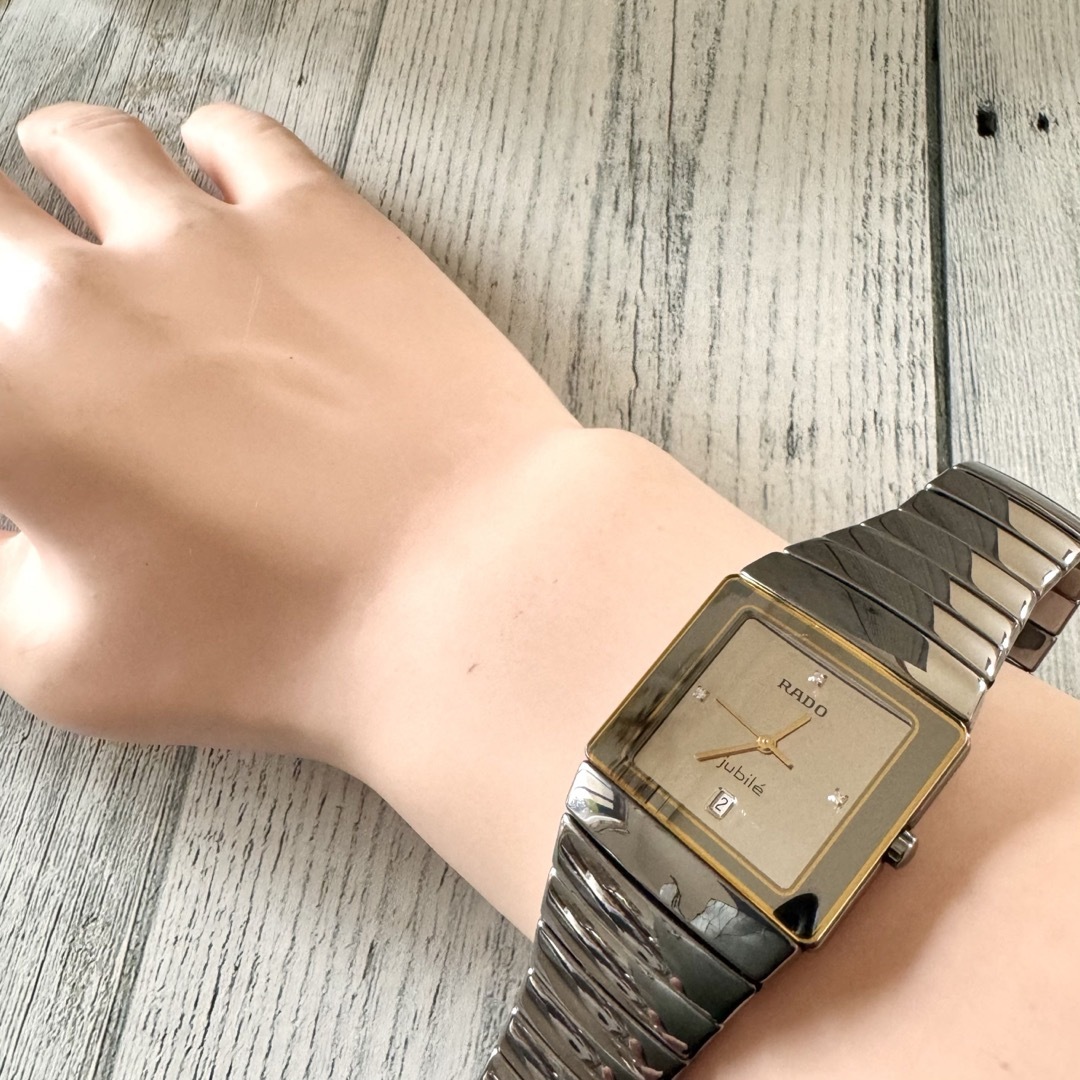 RADO - 【美品】RADO ラドー 腕時計 ダイヤスター スクエア 152.0332.3