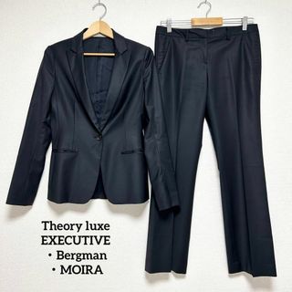 未使用品 theory luxe MOIRAセミフレアスラックスパンツ 黒34