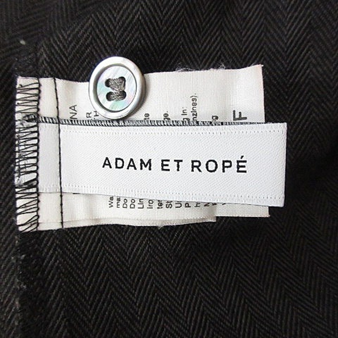 Adam et Rope'(アダムエロぺ)のアダムエロペ シャツ ステンカラー 長袖 オーバーサイズ 無地 F ダークグレー レディースのトップス(シャツ/ブラウス(長袖/七分))の商品写真