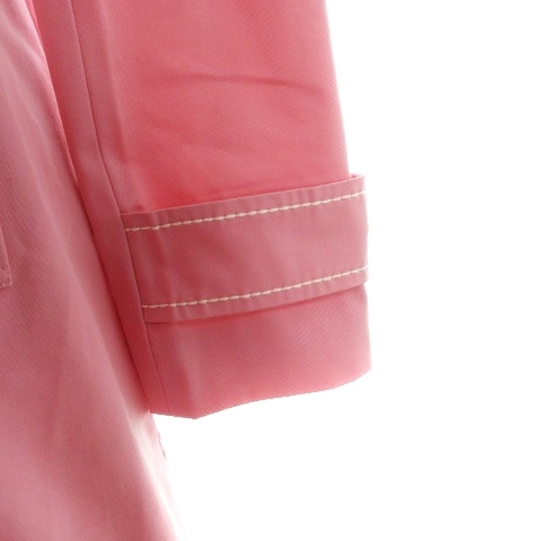 ef-de(エフデ)のエフデ コート トレンチコート 長袖 ロング ステッチ 9 ピンク アウター レディースのジャケット/アウター(トレンチコート)の商品写真