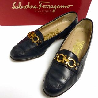 サルヴァトーレフェラガモ(Salvatore Ferragamo)のイタリア製サルヴァトーレ フェラガモガンチーニ ビット ローファー 4 1/2C(ローファー/革靴)