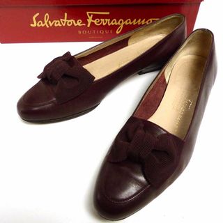 フェラガモ(Ferragamo)のサルヴァトーレ フェラガモ  リボン ローファー 　5 1/2C(ハイヒール/パンプス)