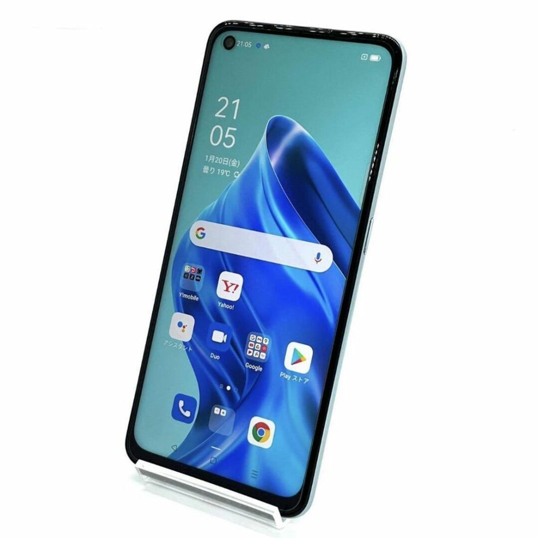 ★美品★OPPO Reno5 A アイスブルー　残債無スマホ/家電/カメラ