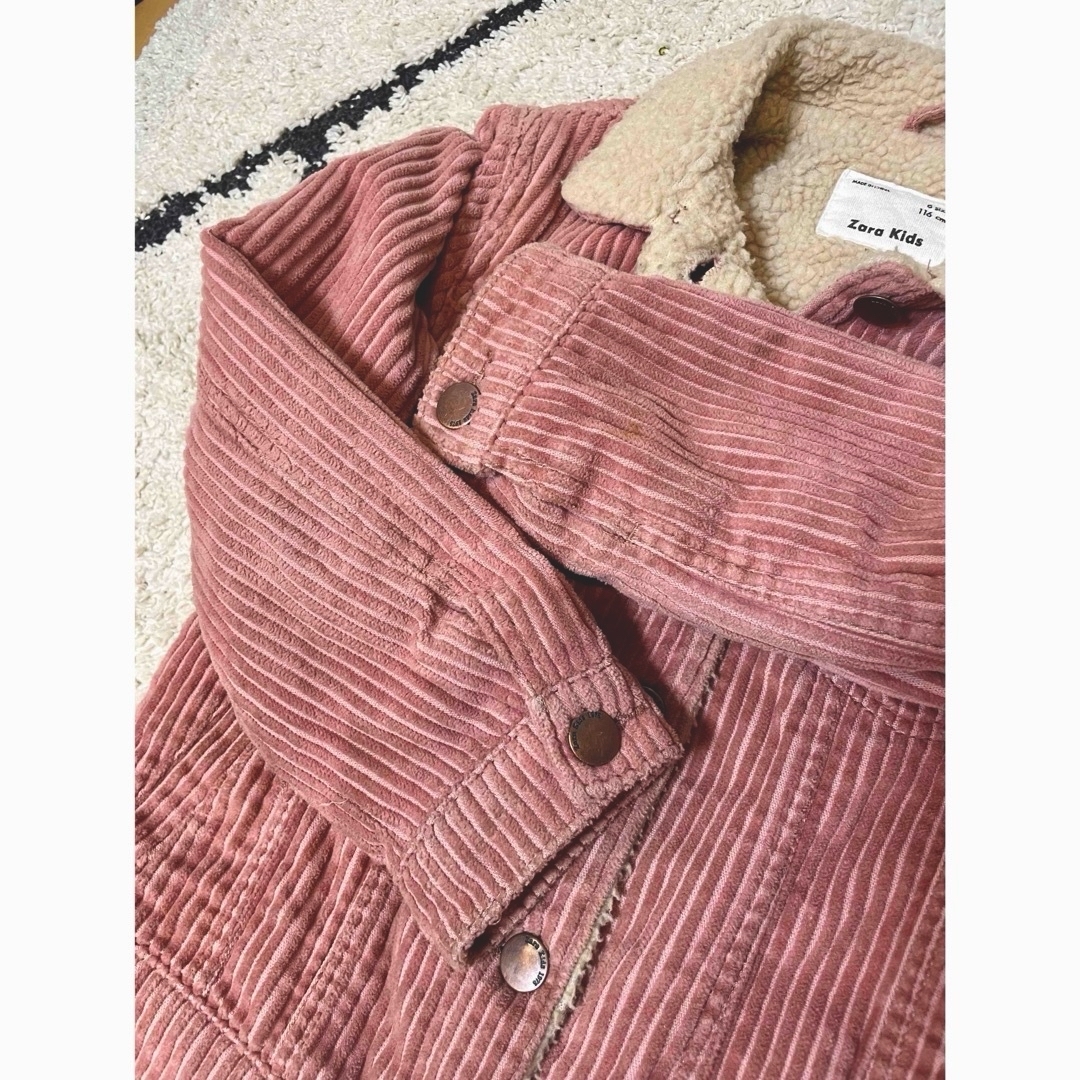 ZARA KIDS - 【ZARA】コーデュロイ×ボアジャケット 116の通販 by ZARA KIDS - 【ZARA】コーデュロイ×ボアジャケット 116の通販 by