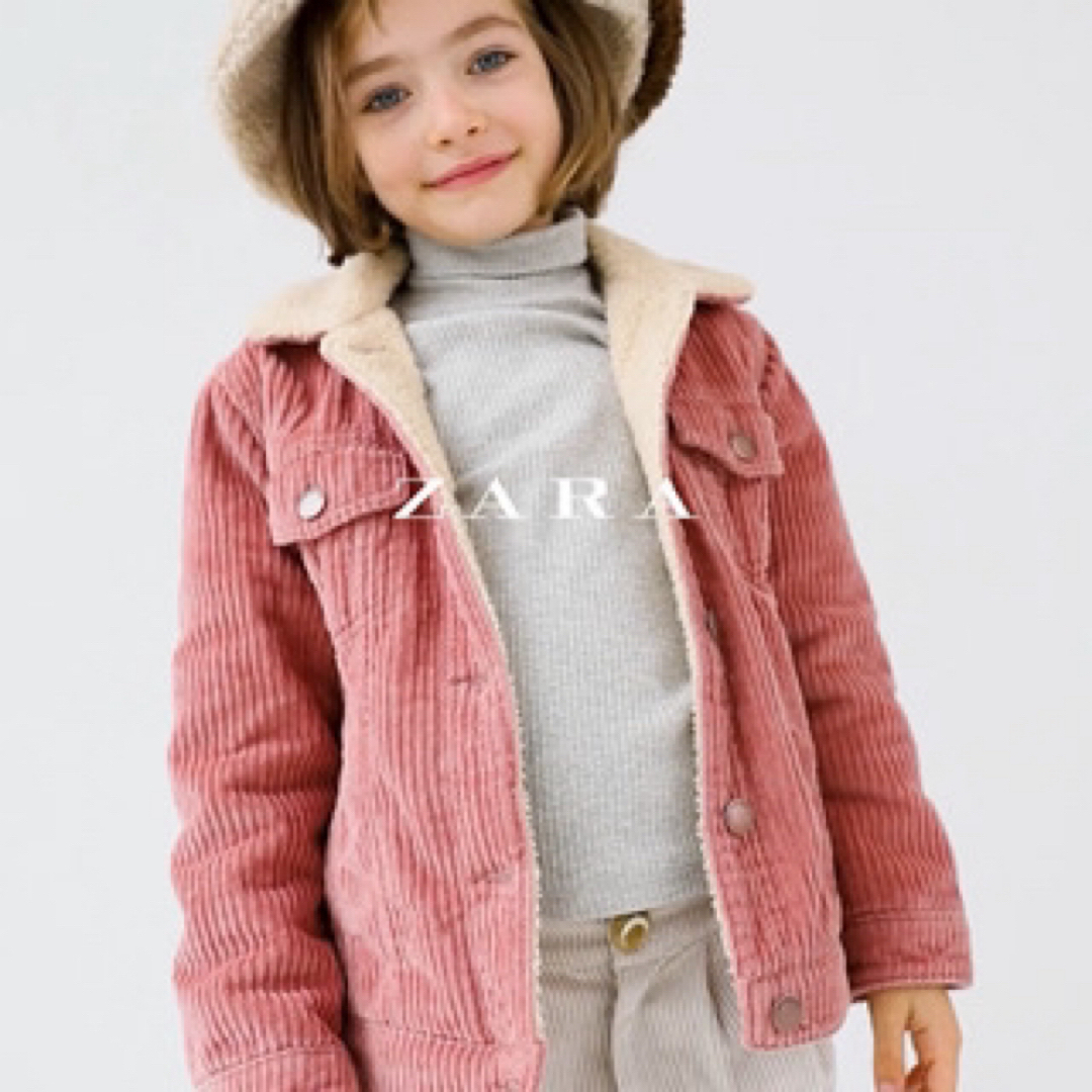 ZARA KIDS - 【ZARA】コーデュロイ×ボアジャケット 116の通販 by ZARA KIDS - 【ZARA】コーデュロイ×ボアジャケット 116の通販 by