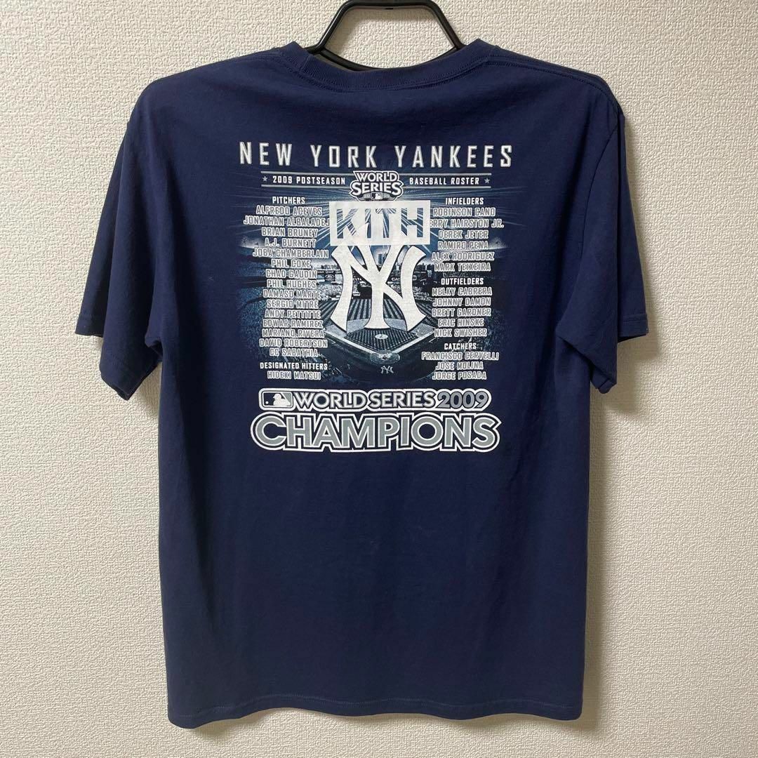 Tシャツ/カットソー(半袖/袖なし)KITH ビンテージ　ヤンキース　2009年ワールドチャンピオン　記念Tシャツ