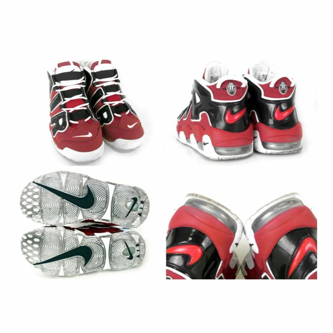 NIKE(ナイキ)のナイキ NIKE ■ 【 AIR MORE UPTEMPO 96 VARSITY RED WHITE BLACK 921948 600 】 エア モア アップテンポ 96 バーシティ レッド スニーカー　f19557 メンズの靴/シューズ(スニーカー)の商品写真