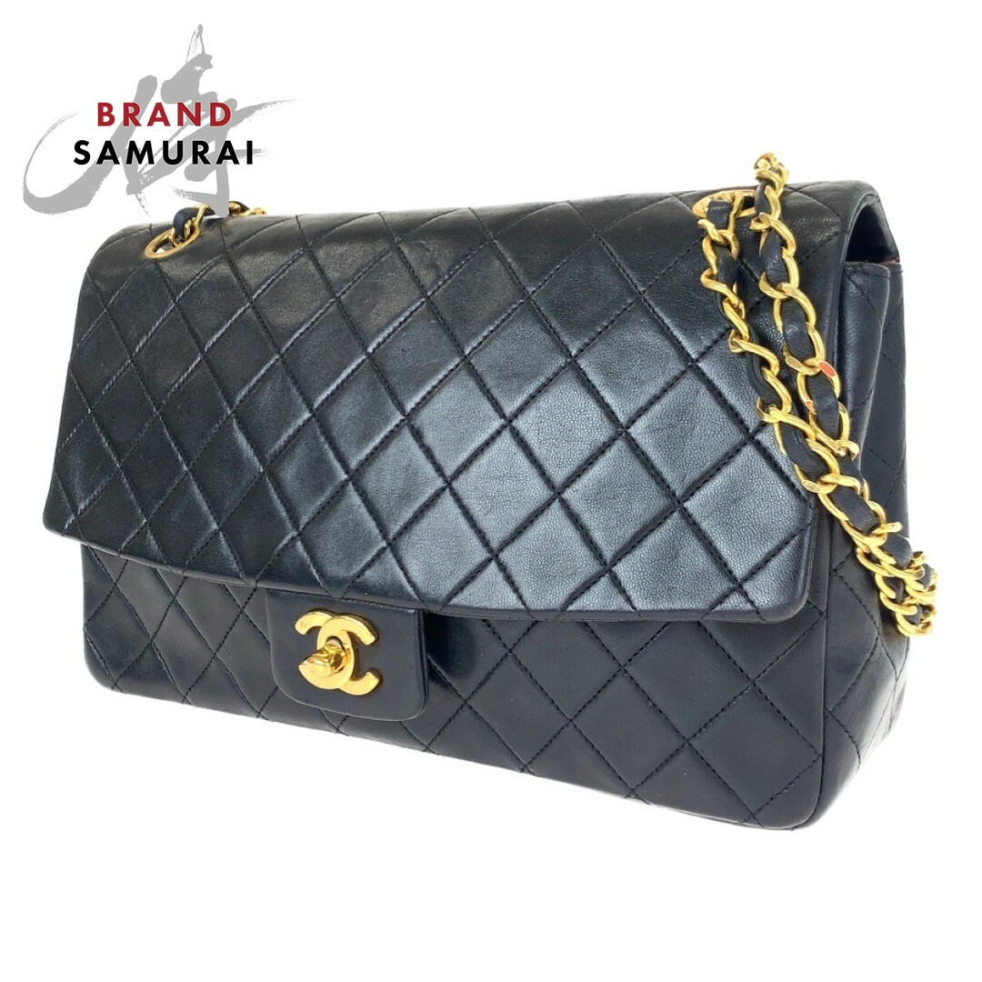 シャネル CHANEL マトラッセ シングルフラップ ヴィンテージ ゴールド金具