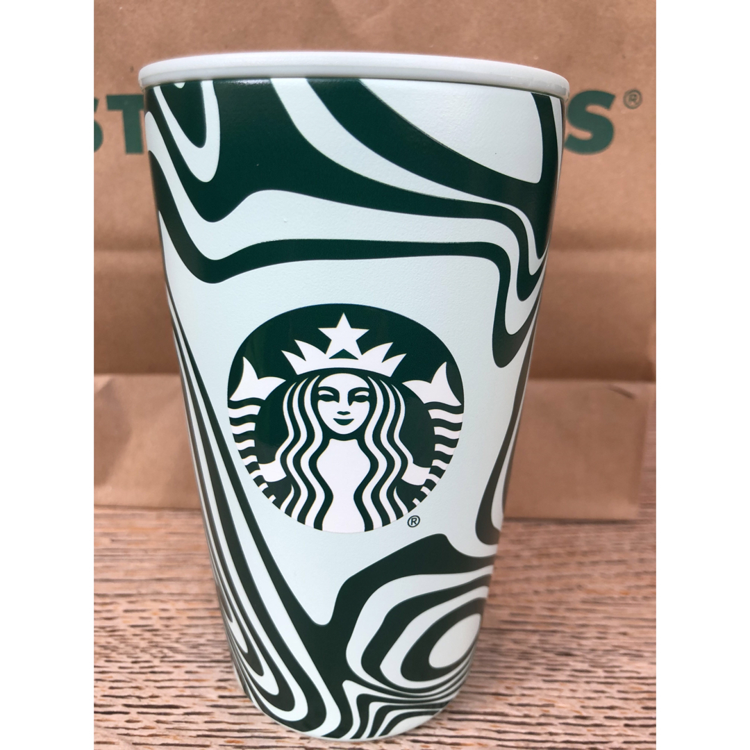 Starbucks Coffee(スターバックスコーヒー)の海外スタバ★サーモスMIIR★ヨーロッパ★マーブル★SSタンブラー インテリア/住まい/日用品のキッチン/食器(タンブラー)の商品写真