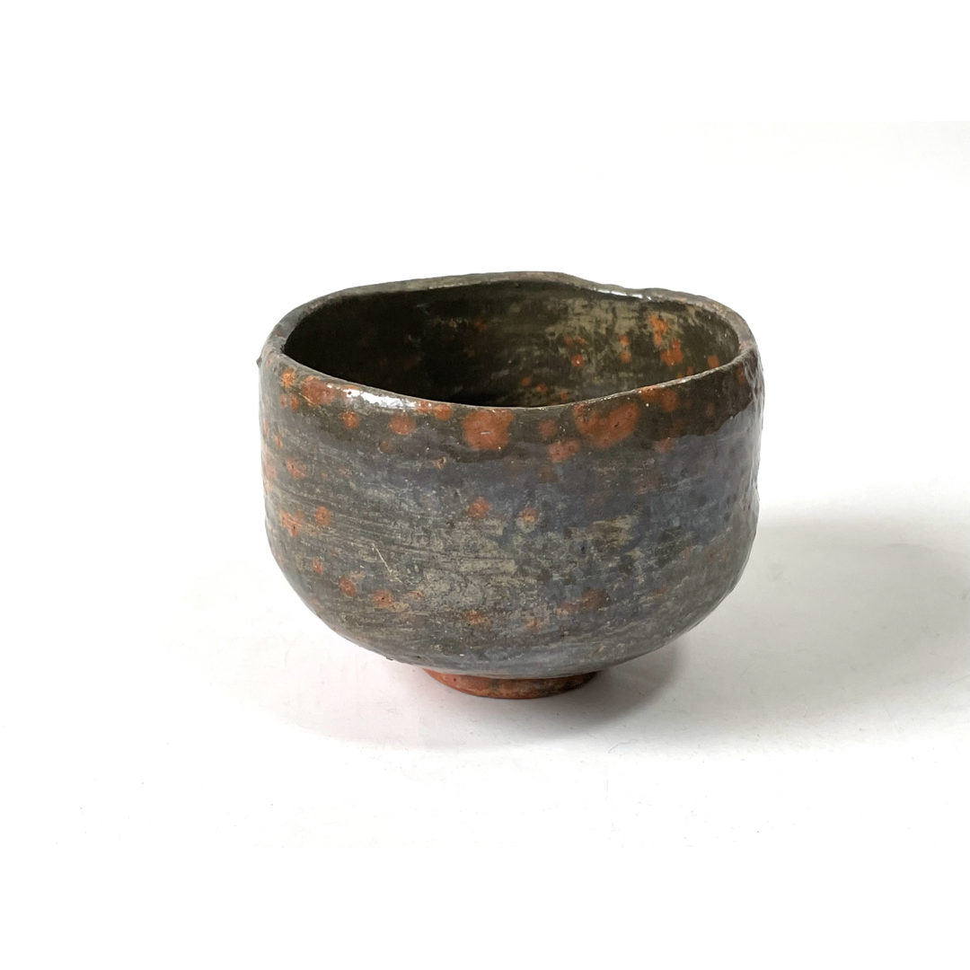 陶芸家 樂吉左衛門 窯印あり 楽焼 赤楽 茶碗 抹茶碗 陶芸家 樂吉左衛門 窯印あり 楽焼 赤楽 茶碗 抹茶碗