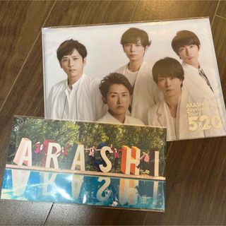 アラシ(嵐)の嵐　5×20 クリアファイル　嵐を旅するアートカード(アイドルグッズ)