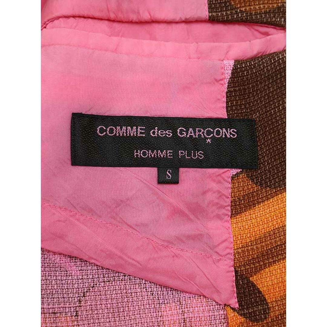 COMME des GARCONS HOMME PLUS(コムデギャルソンオムプリュス)のCOMME des GARCONS HOMME PLUS コム デギャルソンオムプリュス 2005SS 製品染めフラワーレーヨンジャケット ピンク S メンズのジャケット/アウター(その他)の商品写真