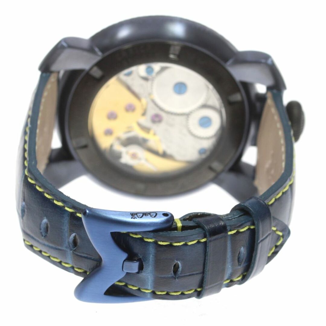 GaGa MILANO(ガガミラノ)のガガミラノ GaGa MILANO 5016.EDA04PUYF マヌアーレ48 リミテッドエディション 手巻き メンズ 美品 保証書付き_782030 メンズの時計(腕時計(アナログ))の商品写真