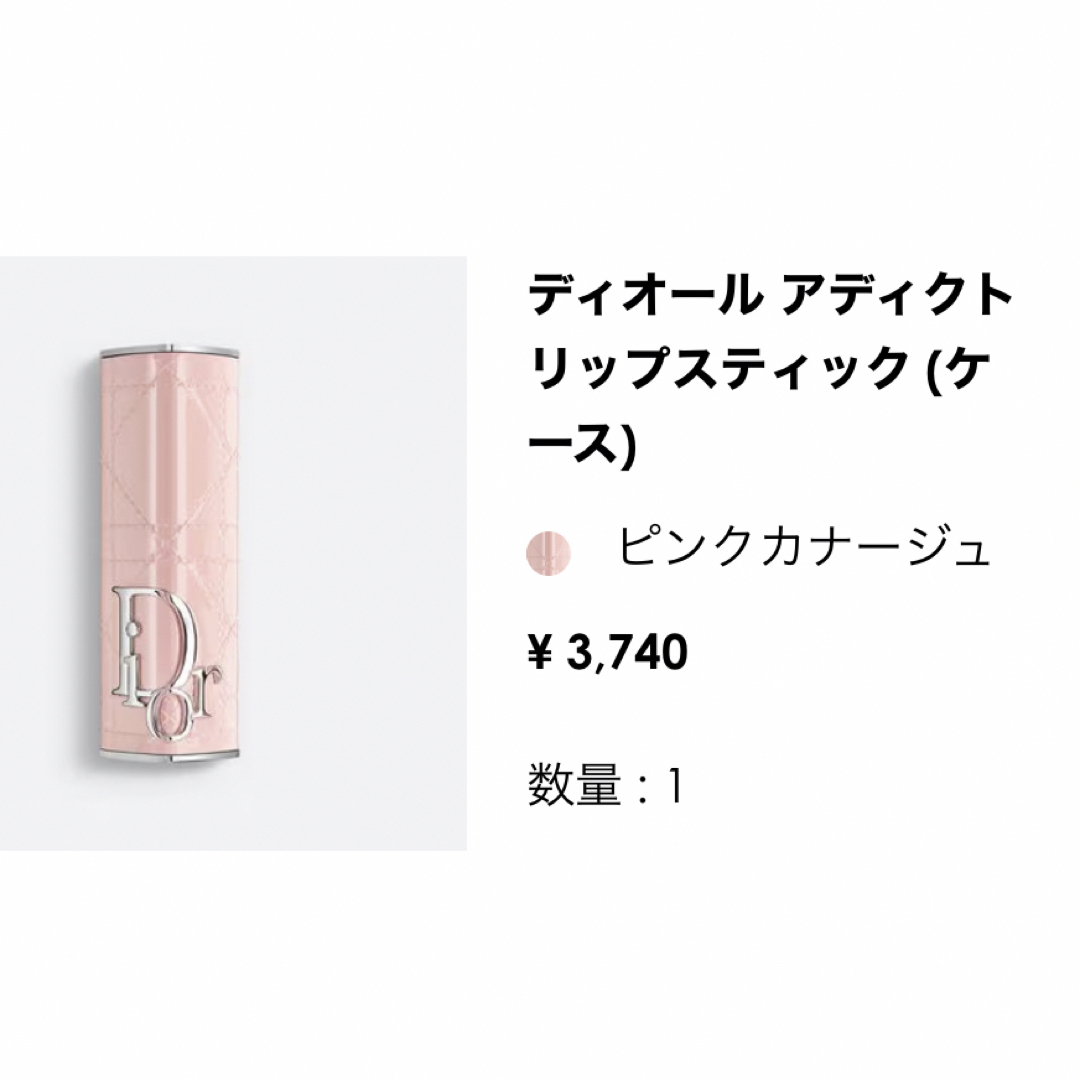 Dior(ディオール)のディオール　アディクトリップ　ケース コスメ/美容のコスメ/美容 その他(その他)の商品写真