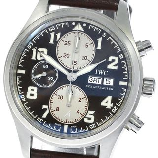 インターナショナルウォッチカンパニー(IWC)のIWC SCHAFFHAUSEN IW371709 パイロットウォッチ クロノ アントワーヌ ド サンテグジュペリ 自動巻き メンズ 保証書付き_782928(腕時計(アナログ))