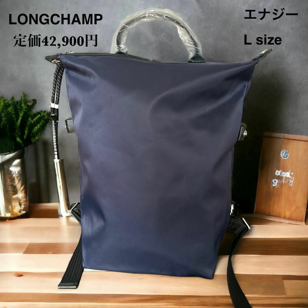 LONGCHAMP(ロンシャン)のロンシャン プリアージュ エナジー リュックサック L バックパック ネイビー レディースのバッグ(リュック/バックパック)の商品写真