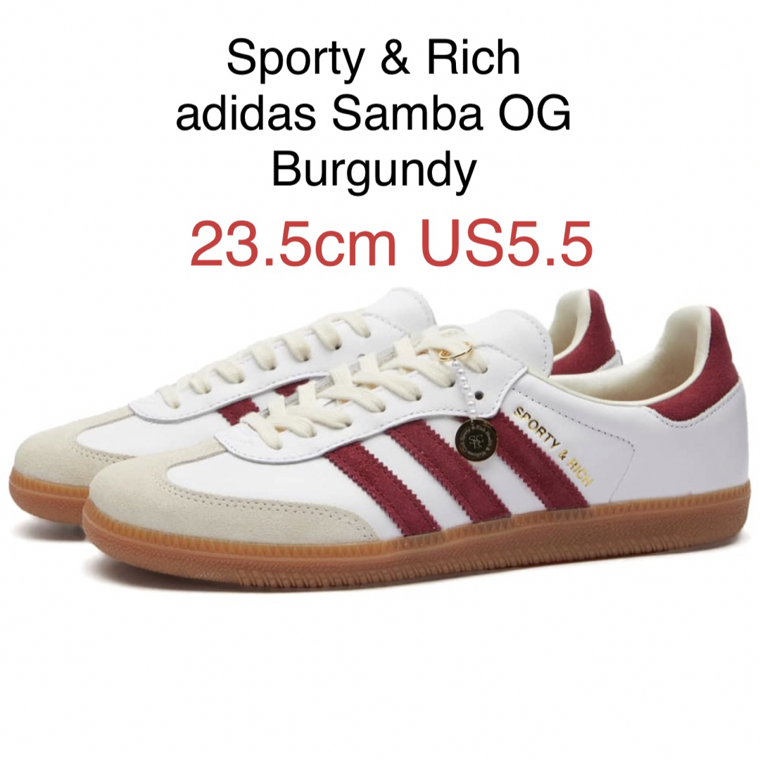 Sporty & Rich adidas Samba OG Burgundy | フリマアプリ ラクマ