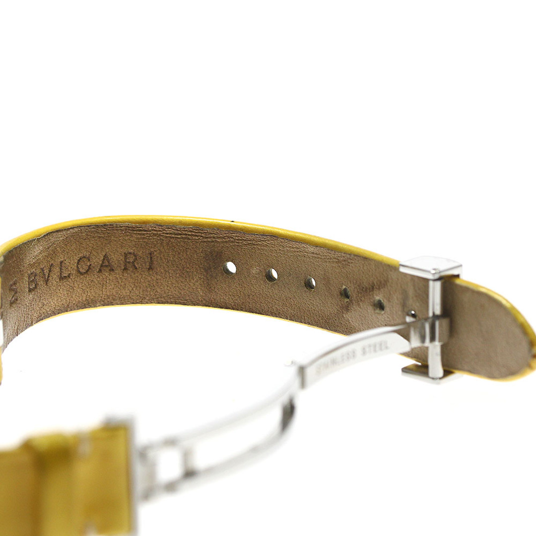 少しの擦り傷ベルトブレスレットブルガリ BVLGARI BZ22S B-zero1 シェル文字盤 クォーツ レディース 保証書付き_775594