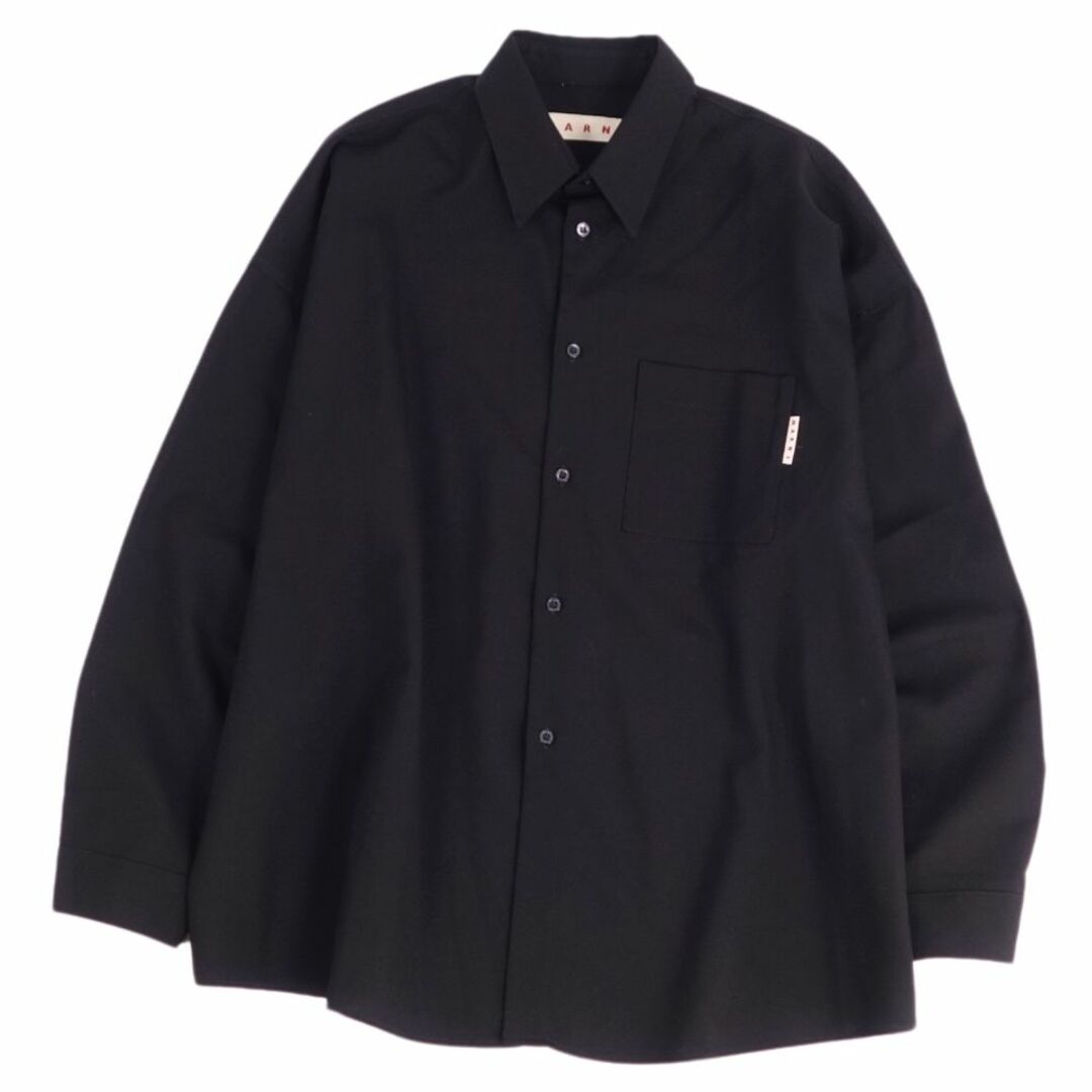 極美品 マルニ MARNI シャツ 2022 ショートスリーブ ウール 極美品 マルニ MARNI シャツ 2022 ショートスリーブ ウール