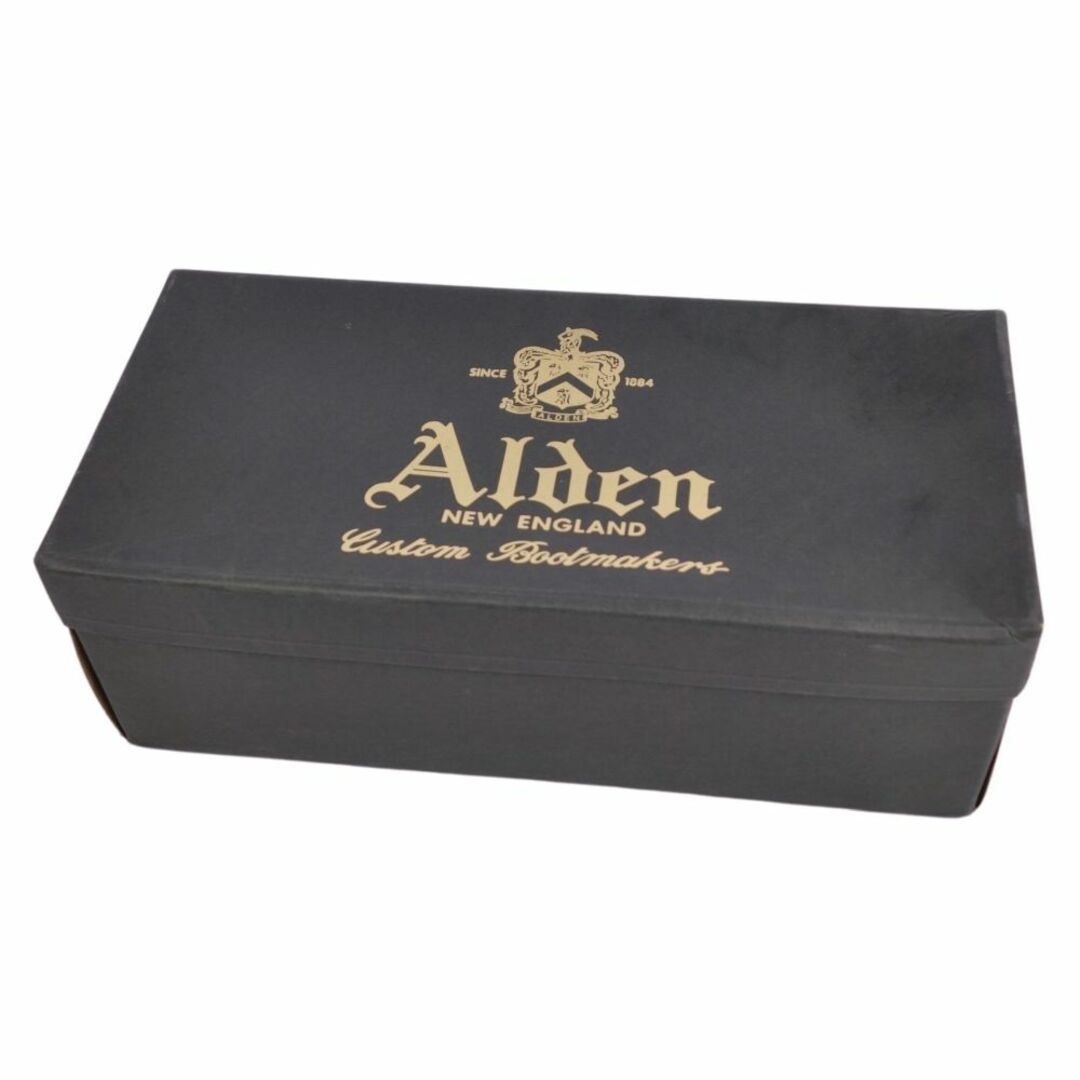 Alden(オールデン)のオールデン Alden ブーツ 1340 SHIPS別注 チャッカブーツ コードバン 革靴 メンズ アメリカ製 6(24cm相当) ブラック メンズの靴/シューズ(ドレス/ビジネス)の商品写真