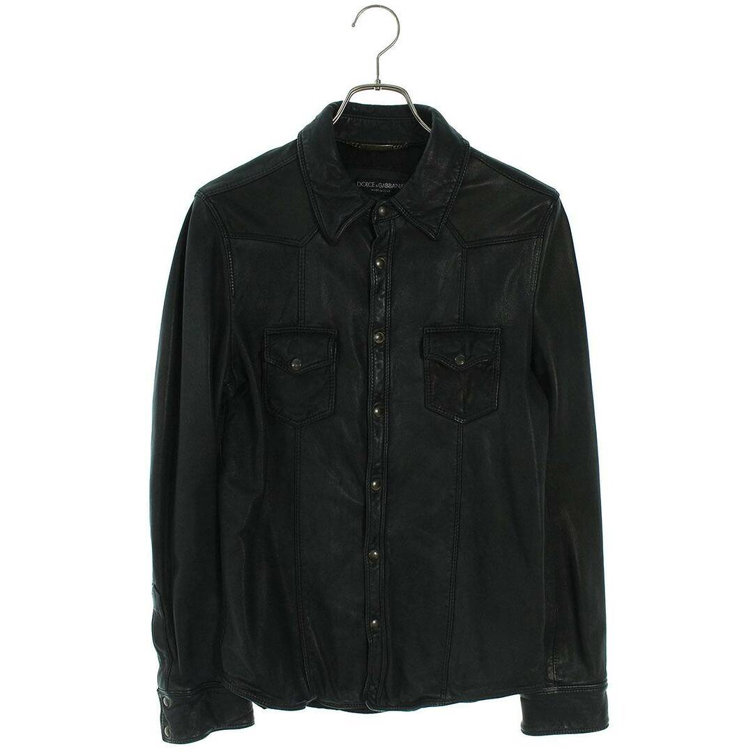 DOLCE&GABBANA - ドルチェアンドガッバーナ G5946L ラムレザーシャツ